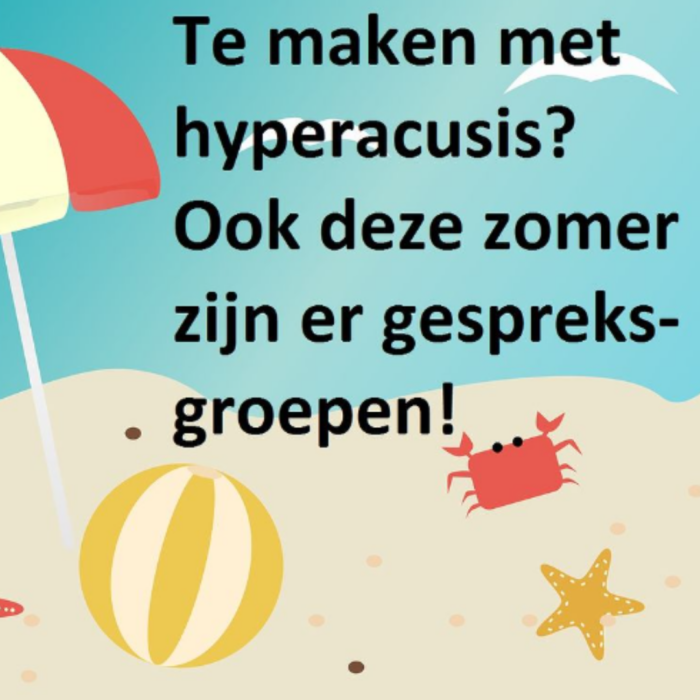 Invitation to the digital chat group for people with hyperacusis organised by Hoormij groNVVS.