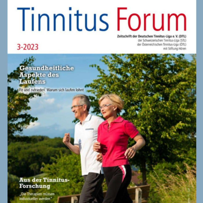 Das Mitgliedermagazin der DTL, Tinnitus-Forum 3/2023, ist im August mit einem Special über „Neue Ansätze in der Tinnitus-Forschung“ erschienen.