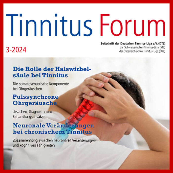 Report on the special commitment of two young tinnitus self-help groups in Austria (in German): https://www.oetl.at/wp-content/uploads/2024/08/TF_3_24_Oesterreich.pdf