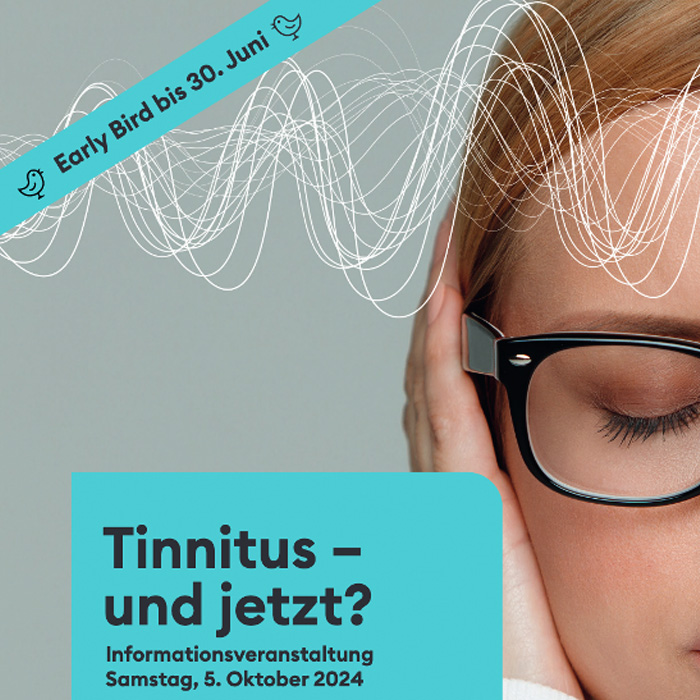 Die Schweizerische Tinnitus-Liga lädt zur Informationsveranstaltung „Tinnitus - und jetzt?“ am 5. Oktober 2024 in Zürich ein. Weitere Informationen:https://tinnitus-liga.ch/wp-content/uploads/2024/06/20240605-PAS_Flyer_TIN24_web.pdf